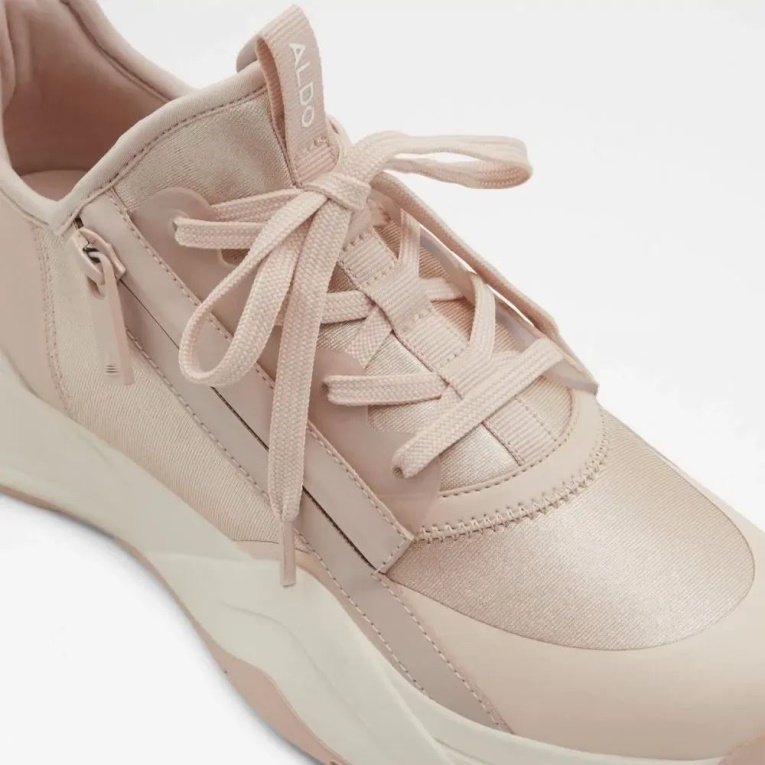 Zapatilla Deportiva De Mujer Con Suela Jogger Aldo Labedar Rosa Claro