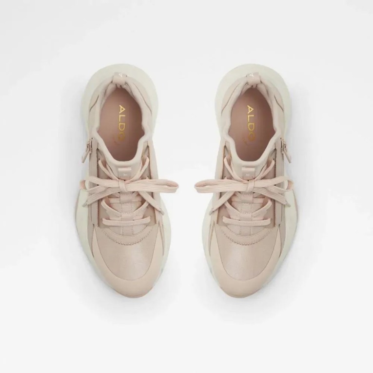 Zapatilla Deportiva De Mujer Con Suela Jogger Aldo Labedar Rosa Claro