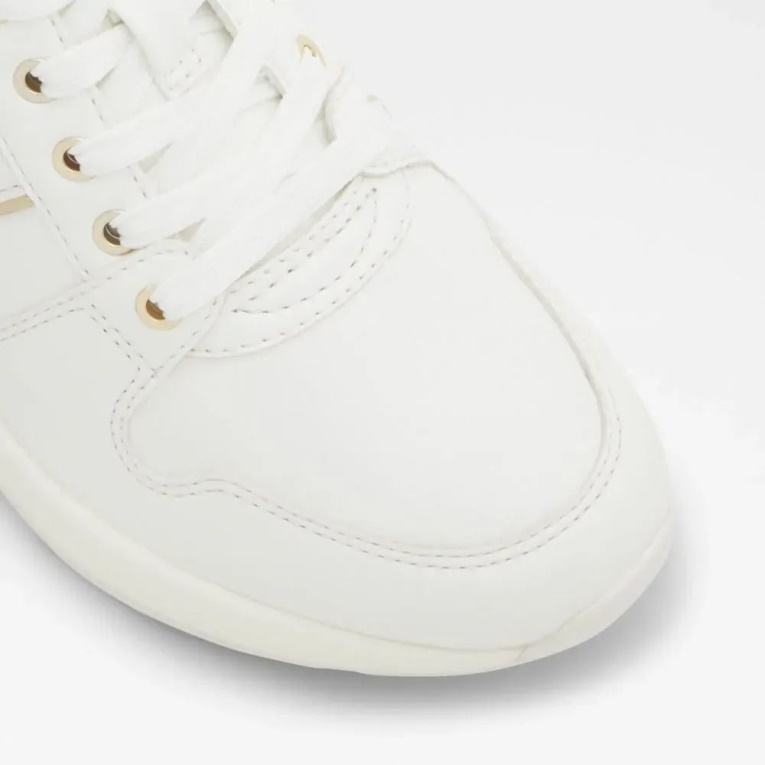 Zapatillas De Deporte Aldo Con Cuña Larose Para Mujer En Otro Blanco