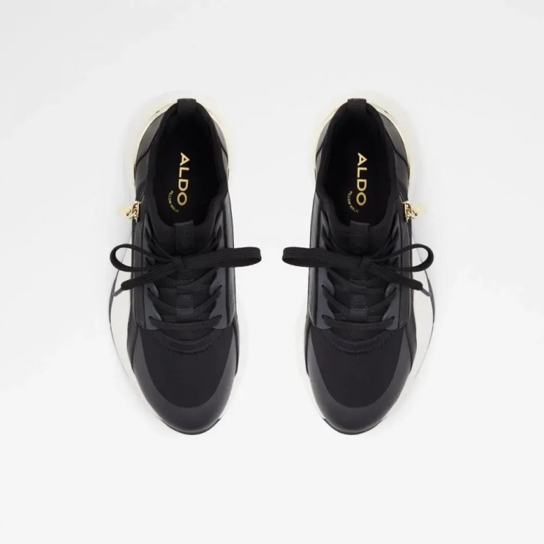 Zapatillas De Deporte Con Suela De Jogger Para Mujer Labedar Negras De Moda Aldo