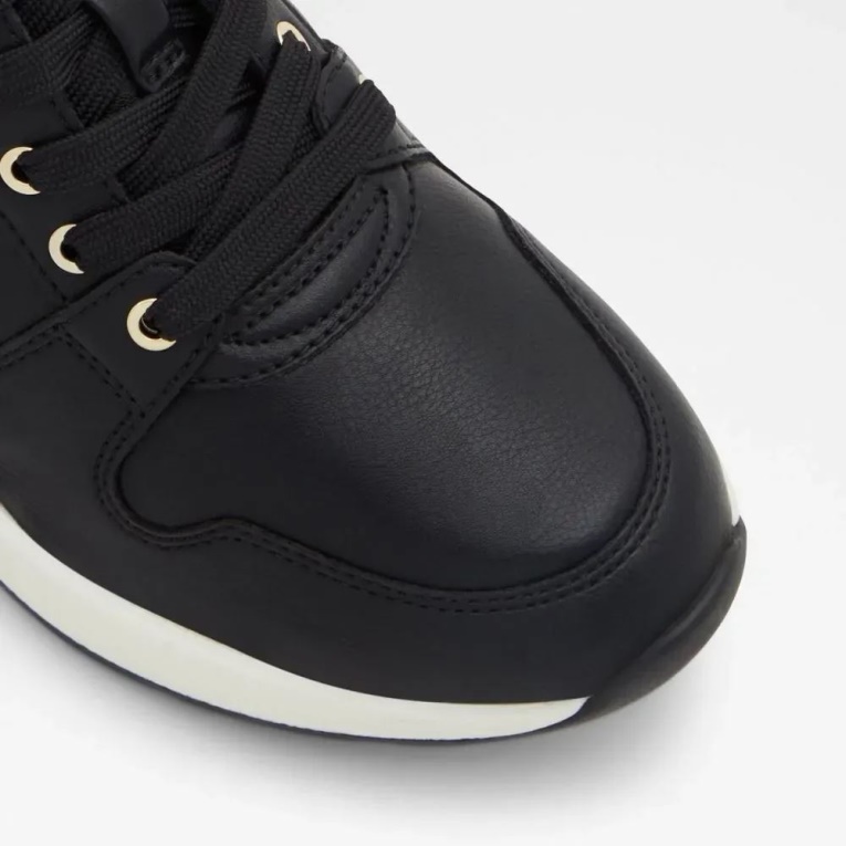 Zapatillas De Deporte De Cuña De Mujer Larose Negras De Moda Aldo