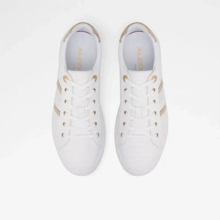 Zapatillas Bajas De Mujer Aldo Lavie De Moda Otro Blanco