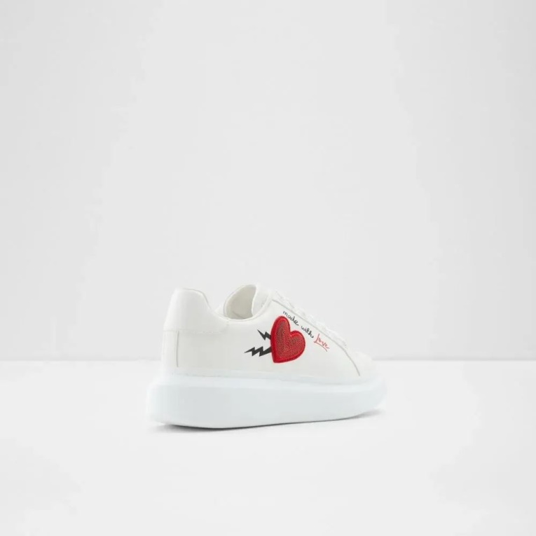 Blanco Larealin Mujer Zapatillas Con Cordones Aldo Fashion