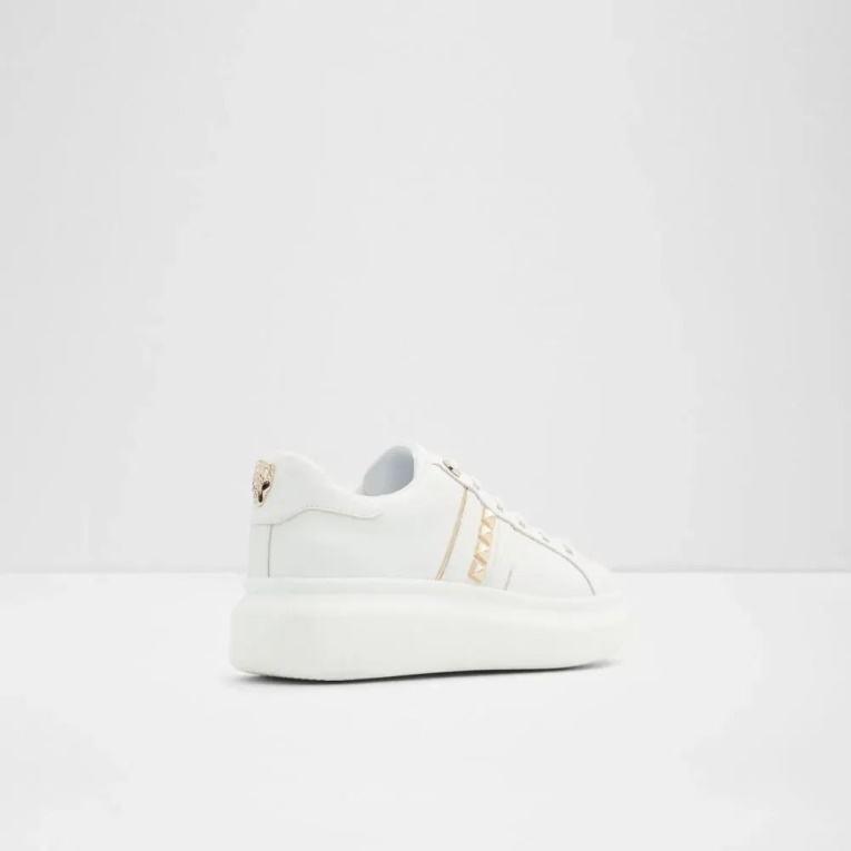 Blanco Larou Zapatillas Bajas De Mujer Moda Aldo