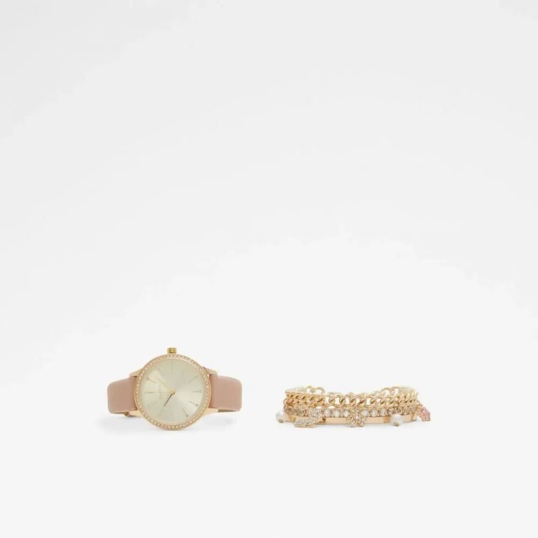 Moda Aldo Rosa Claro Leevon Mujer Accesorios Reloj Y Pulsera