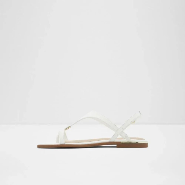 Sandalias Planas De Mujer Legdith De Dedo Fashion Blanco Aldo