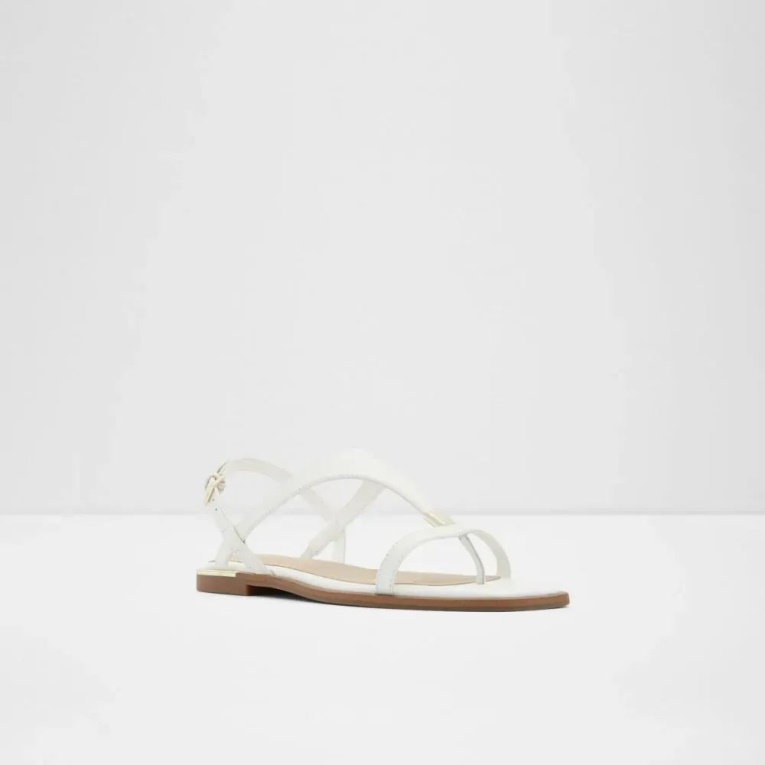 Sandalias Planas De Mujer Legdith De Dedo Fashion Blanco Aldo
