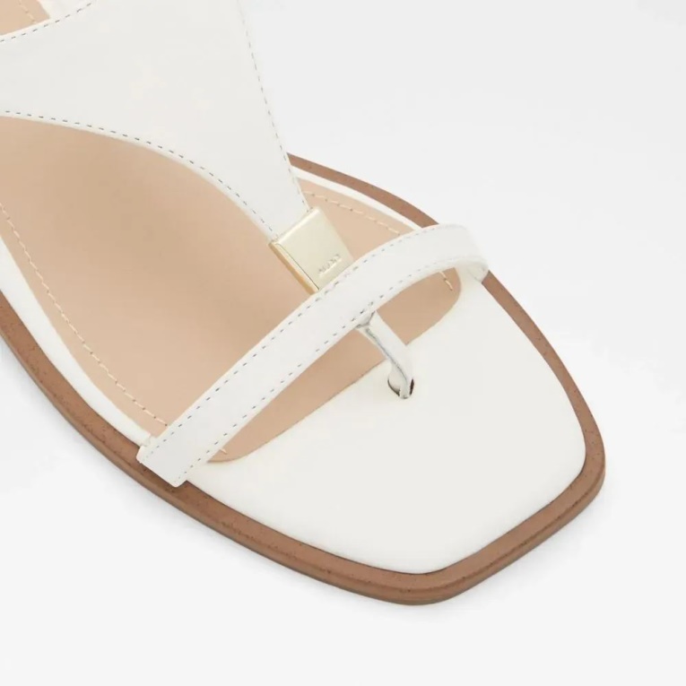 Sandalias Planas De Mujer Legdith De Dedo Fashion Blanco Aldo
