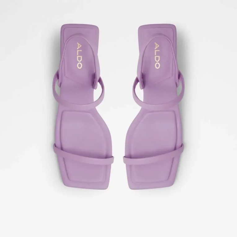 Sandalias De Tacón Con Tira Trasera De Mujer Lokurr En Morado Oscuro De ALDO