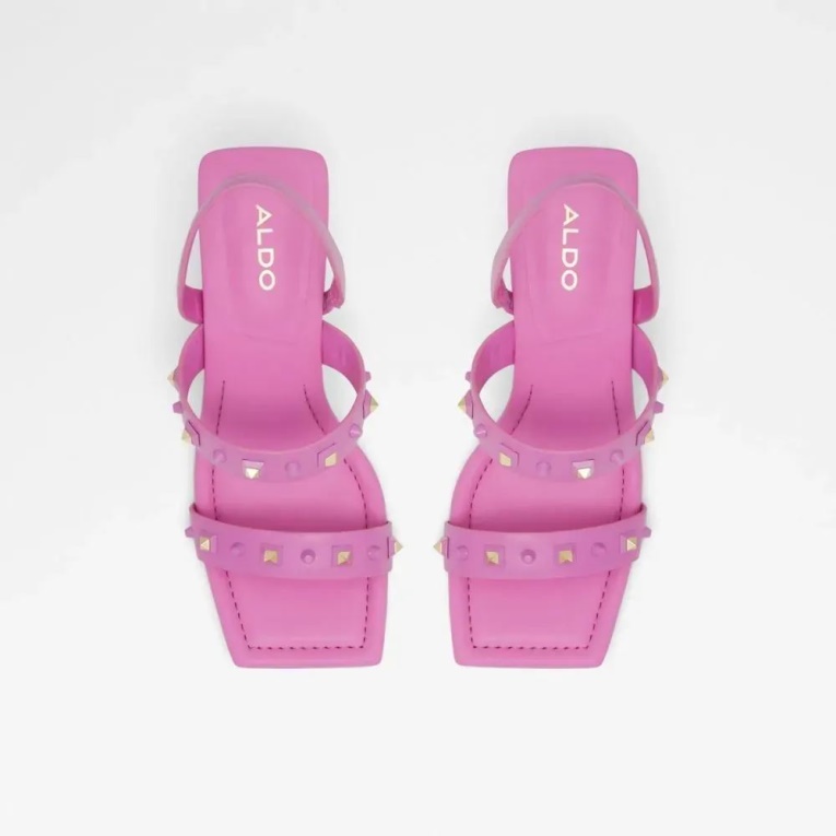 Sandalias De Mujer Con Tacón Novedad De Aldo Louella, Rosa Medio