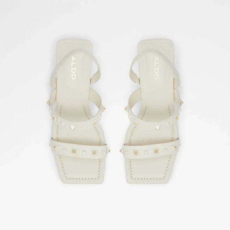 Sandalias De Tacón Novedad De Mujer Aldo Other White Louella