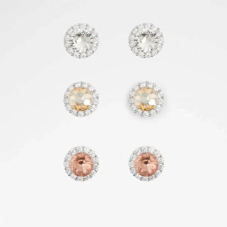 Moda Plateado/transparente Multi Lothaudith Mujer Accesorios Aretes Aldo