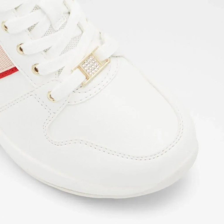 Sneaker De Mujer Con Cuña Y Cordones De Aldo Fashion Lucky Otro Rojo