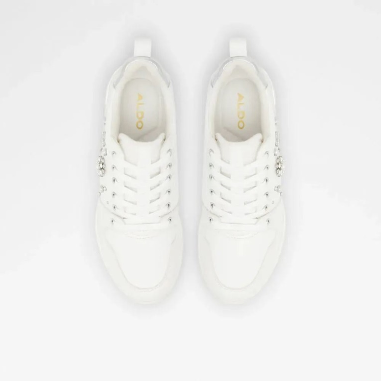 Aldo Lulua Mujer Cuña Sneaker Blanco Moda
