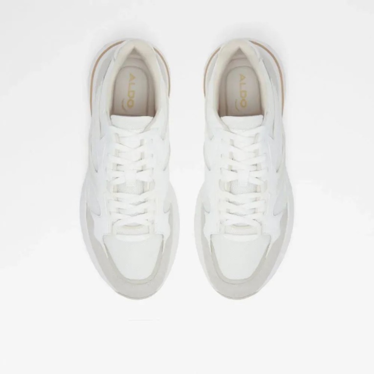 Luno Zapatillas Con Cordones Para Hombre Moda Aldo Blanco