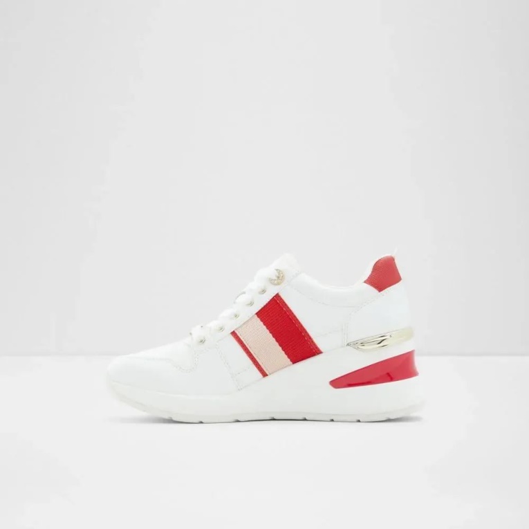Otra Moda Roja Zapatilla De Deporte Con Cuña De Mujer Aldo Lucky