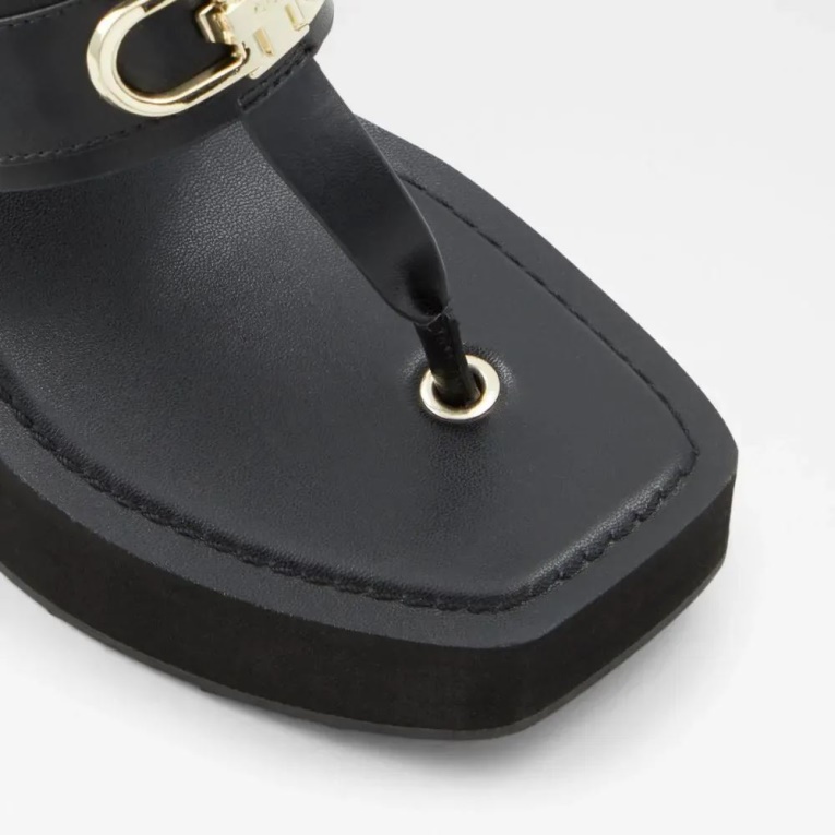 Negro - Sandalias Con Cuña De Mujer Aldo Fashion Macarenia