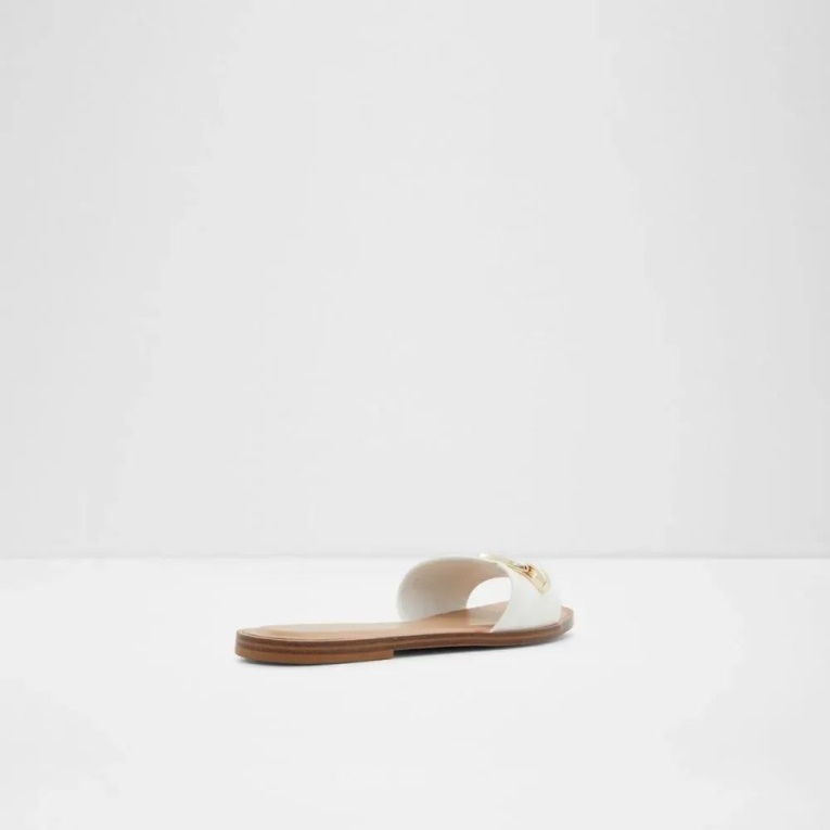 Sandalias Planas De Mujer Magda Moda Otro-blanco Aldo