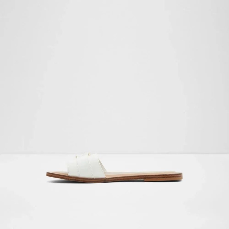 Sandalias Planas De Mujer Magda Moda Otro-blanco Aldo