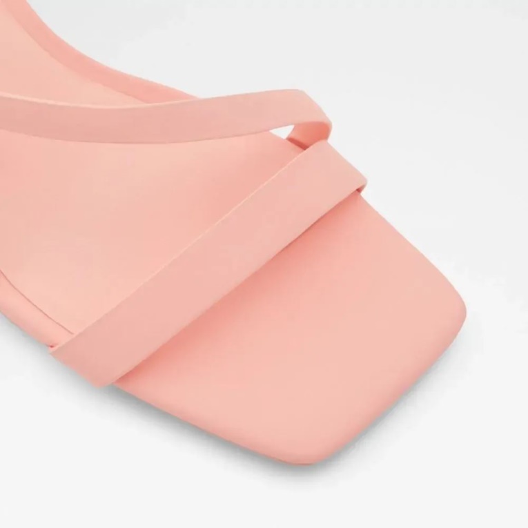 Sandalia De Mujer Con Tacón En Bloque Maissy De Aldo Fashion En Otro Naranja