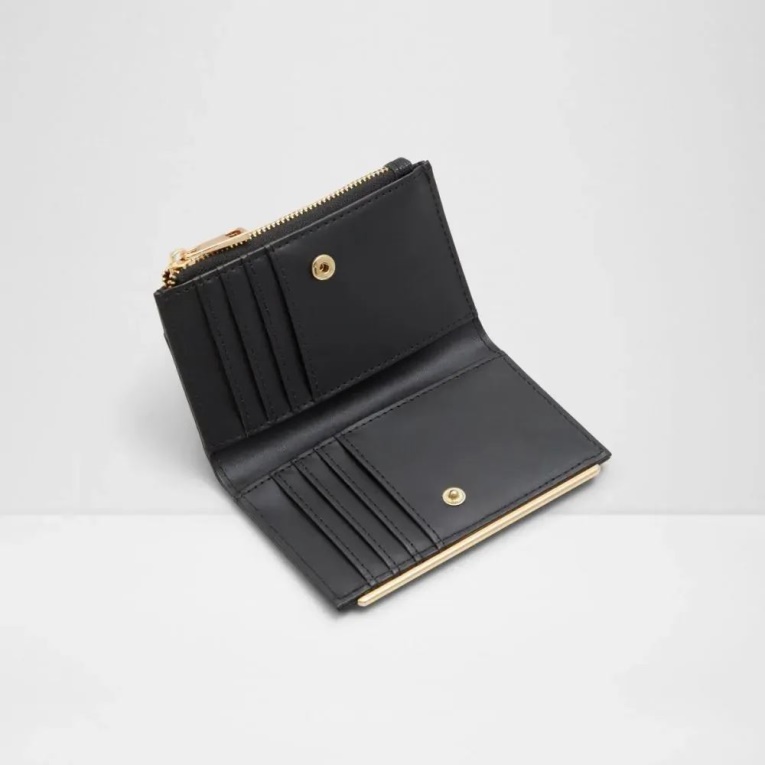 Aldo Mereclya Bolso De Mujer Monedero Negro Moda