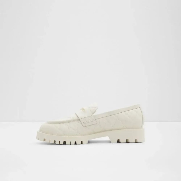 Mocasín Con Suela Acolchada De Mujer De Aldo Moxy, Blanco
