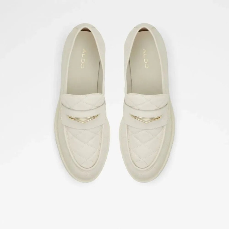 Mocasín Con Suela Acolchada De Mujer De Aldo Moxy, Blanco