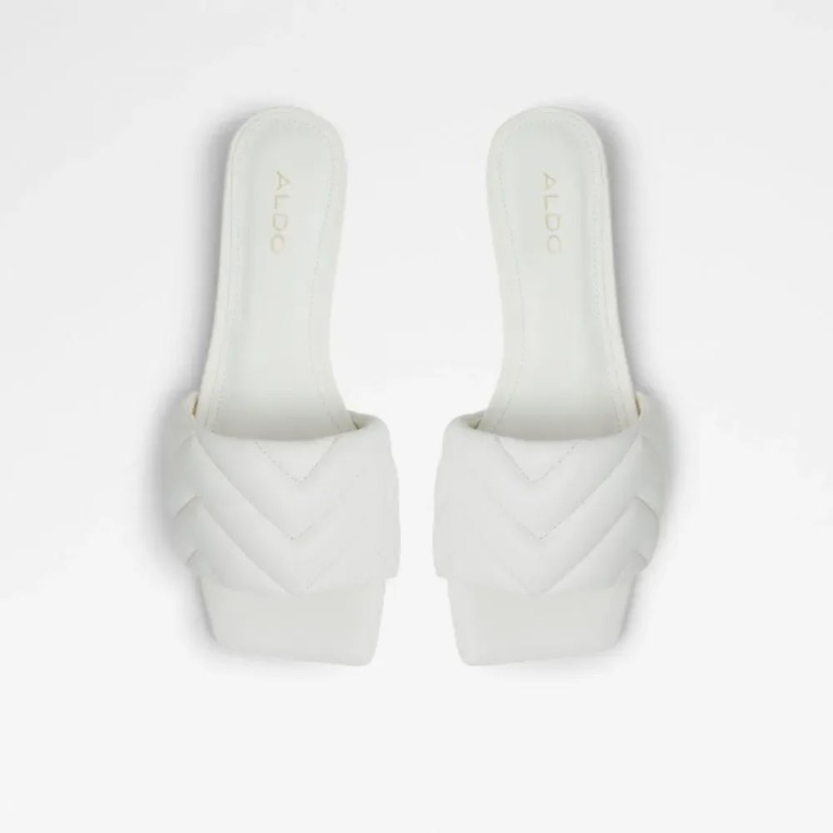 Sandalias Planas De Mujer Aldo White Moniq De Moda