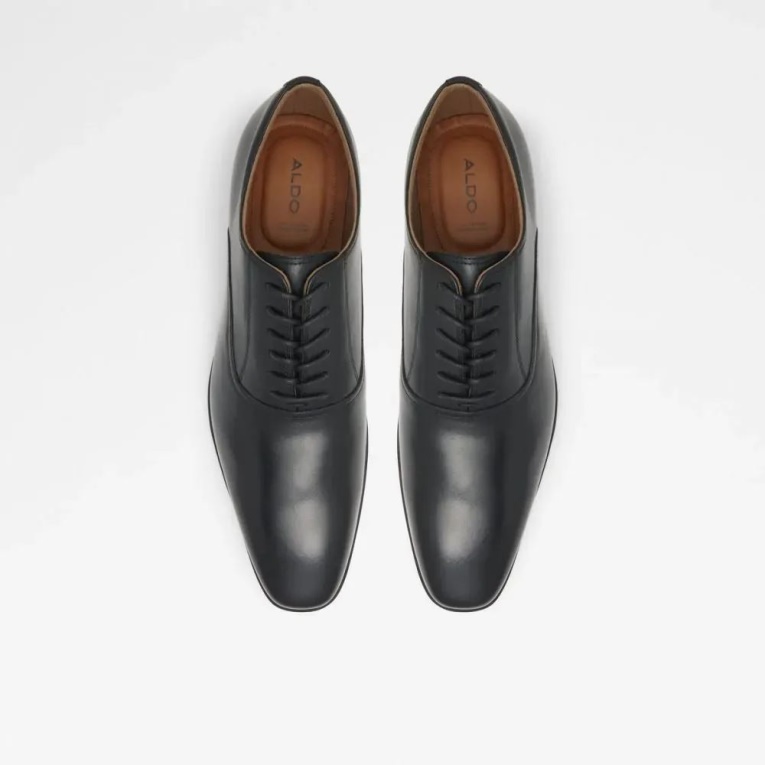 Zapatos Oxford Con Cordones Para Hombre En Negro Nathon De Aldo Fashion