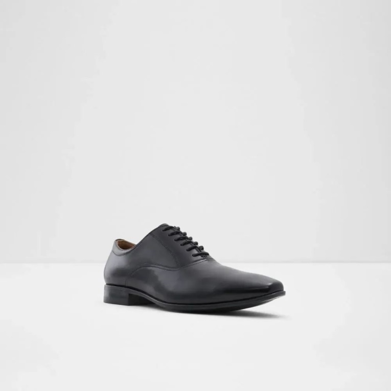 Zapatos Oxford Con Cordones Para Hombre En Negro Nathon De Aldo Fashion