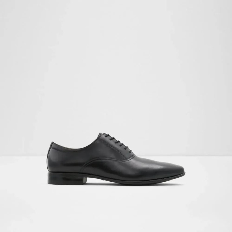 Zapatos Oxford Con Cordones Para Hombre En Negro Nathon De Aldo Fashion