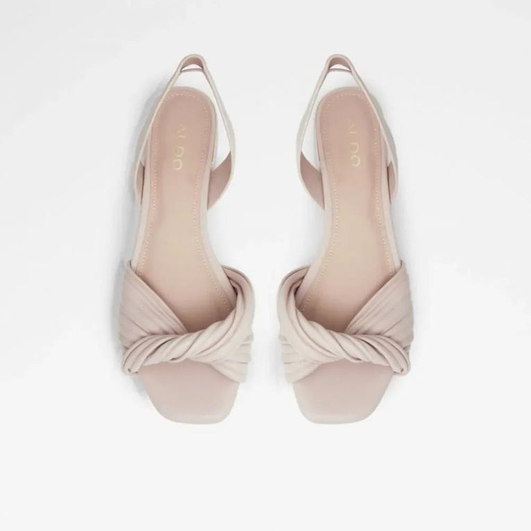 Sandalias De Mujer Con Tacón Cuadrado Bajo Aldo Nabila Rosa Claro Moda