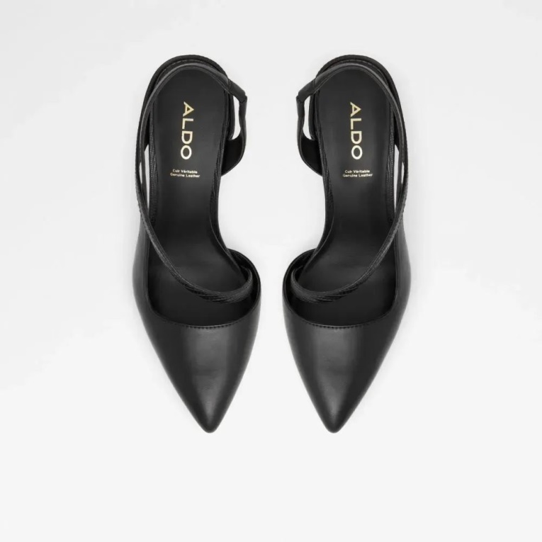 Negro Noideaa Zapatos De Salón Con Tira Trasera Y Tacón Alto De Mujer Moda Aldo