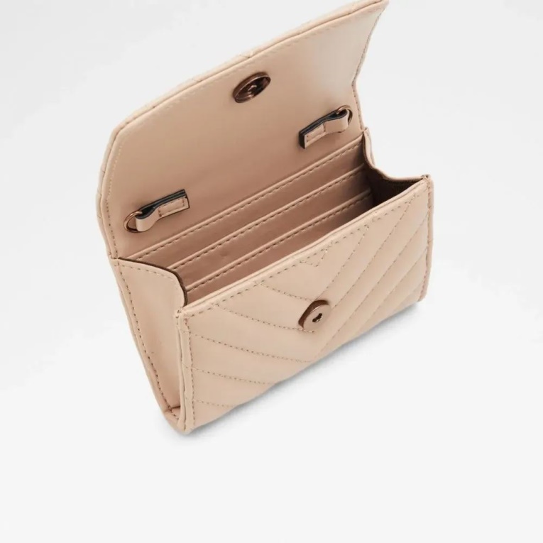 Ocoman Bolso De Mano De Mujer Cartera Con Cadena Beige Aldo Moda