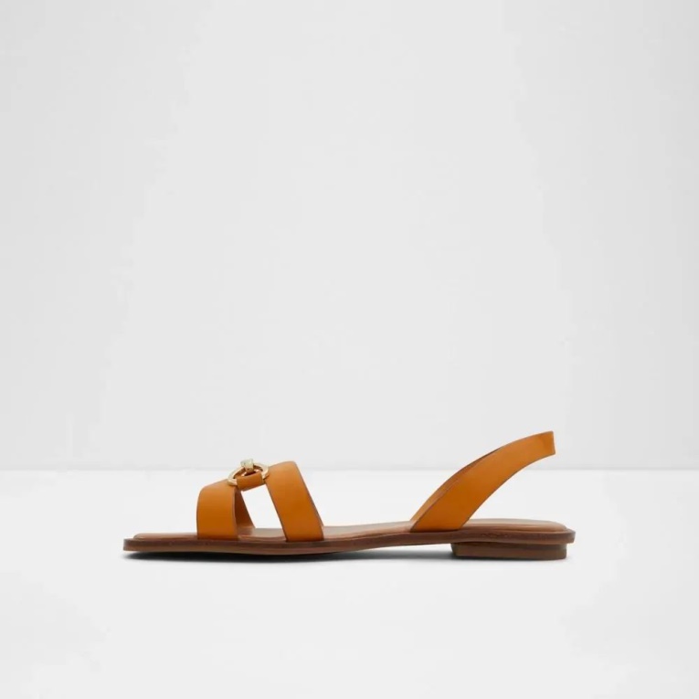 Amarillo Medio Sandalias Planas Destalonadas De Mujer Odele Aldo Fashion