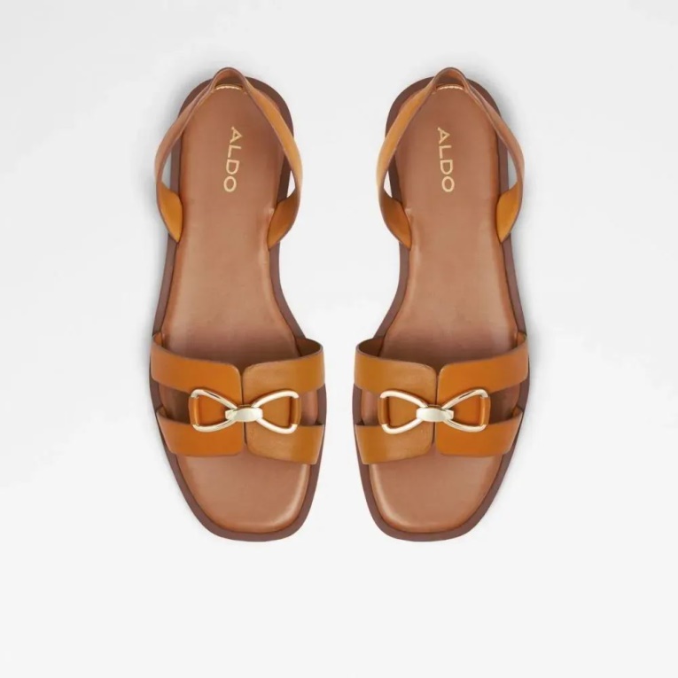 Amarillo Medio Sandalias Planas Destalonadas De Mujer Odele Aldo Fashion