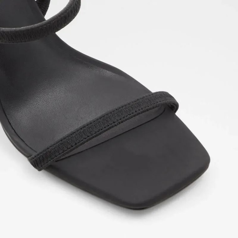 Negro Okurr Mujer Sling Back Block Heel Sandalia Aldo Fashion