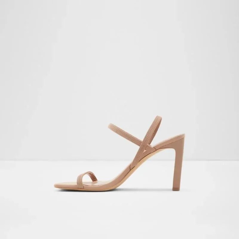 Okurr Sandalias De Tacón De Bloque Con Tira Trasera Para Mujer Moda Aldo Hueso