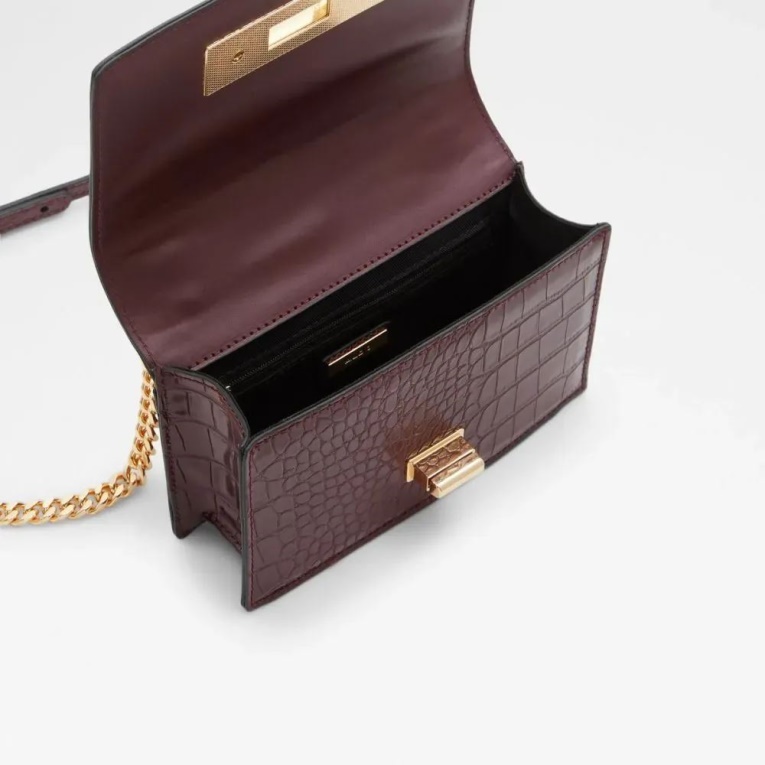 Bolso De Mujer Olilinyth Morado Oscuro Bandolera Moda Aldo