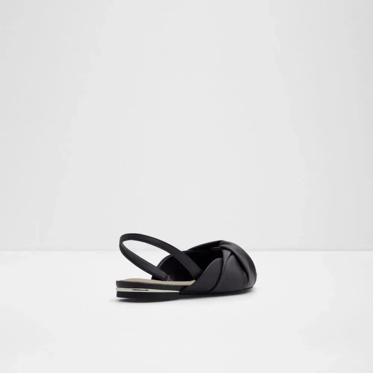 Moda Aldo Black Olly Mujer Sling Back Flat