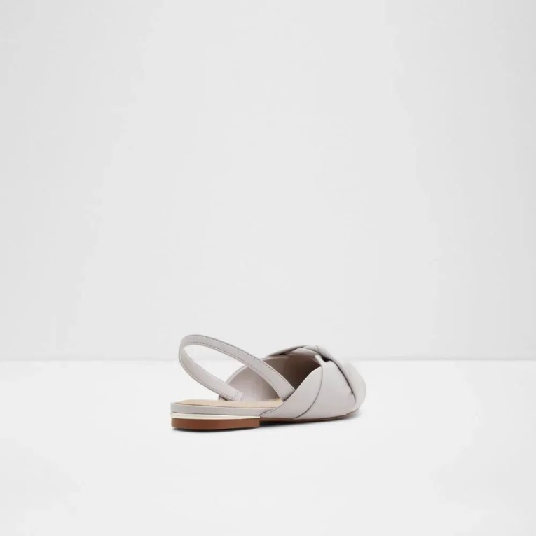 Fashion Aldo Olly Mujer Sling Back Flat Otro Gris