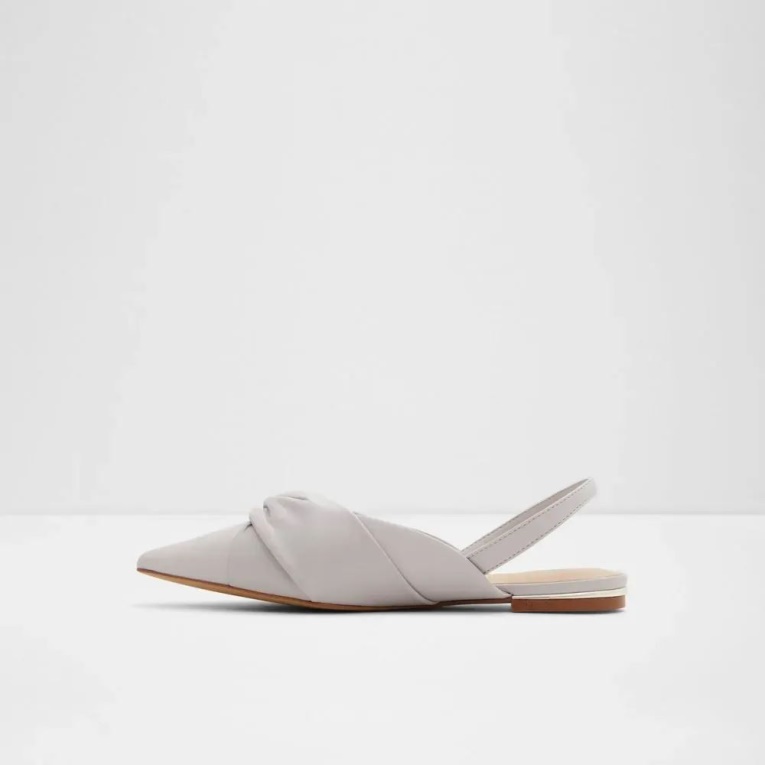 Fashion Aldo Olly Mujer Sling Back Flat Otro Gris