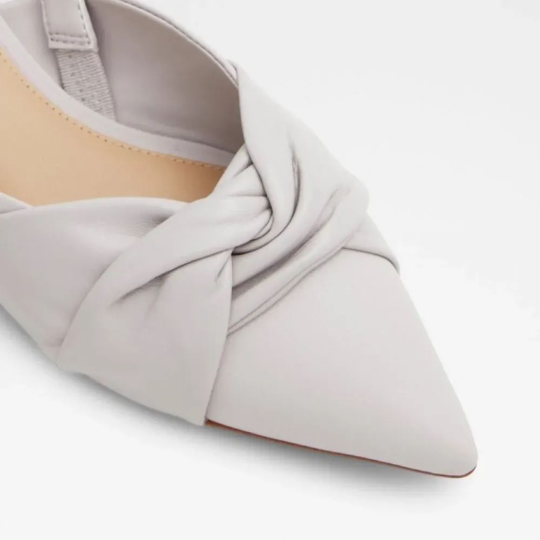 Fashion Aldo Olly Mujer Sling Back Flat Otro Gris