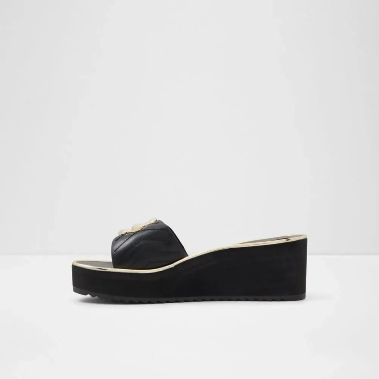 Onayllan Sandalia De Playa Para Mujer Moda Aldo Negro