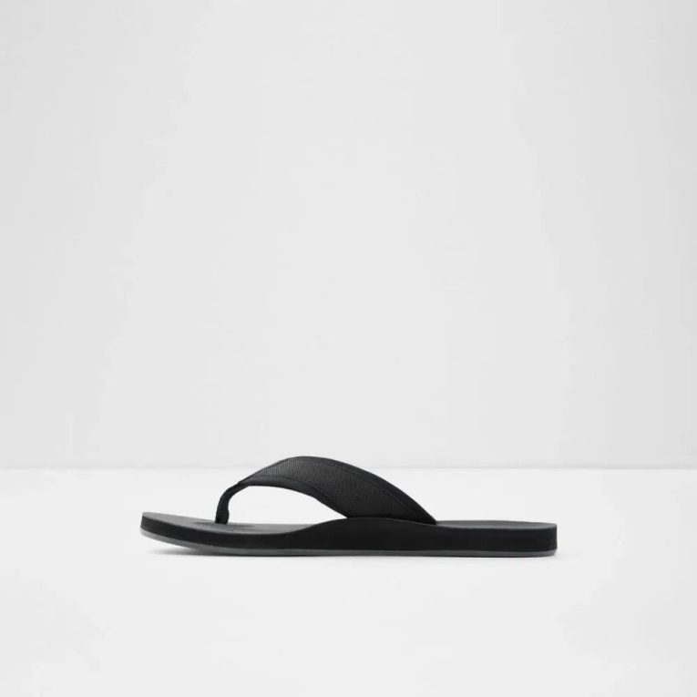Aldo Orest Slip-on Thong Sandalia Hombre Negro Moda
