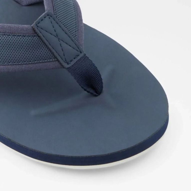 Sandalia De Dedo Plana De Hombre Orest Azul Marino Moda Aldo