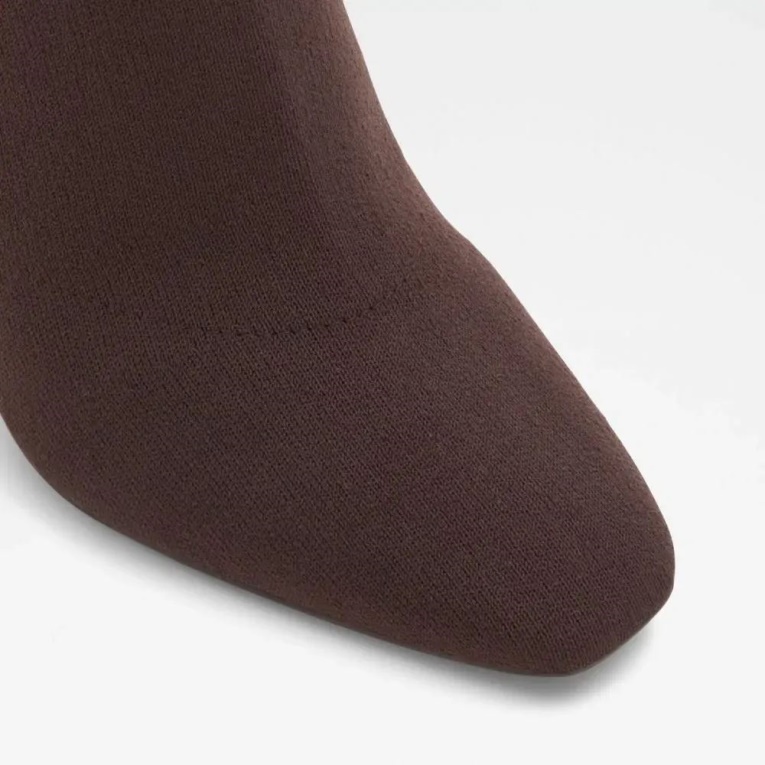 Botines De Caña Baja De Mujer Aldo Ovieda De Moda Marrón Oscuro