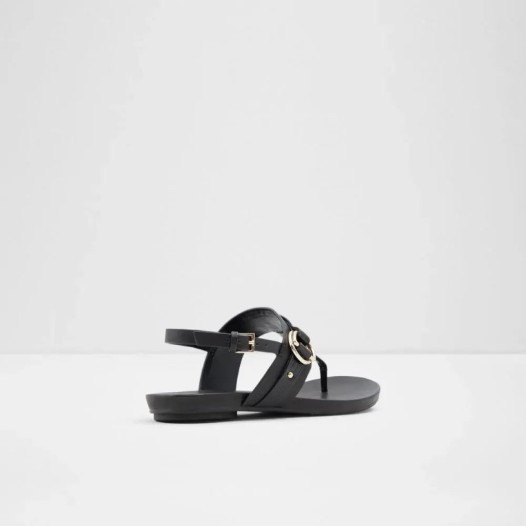 Sandalia Mujer Pandra Tacón Plano Moda Aldo Negro