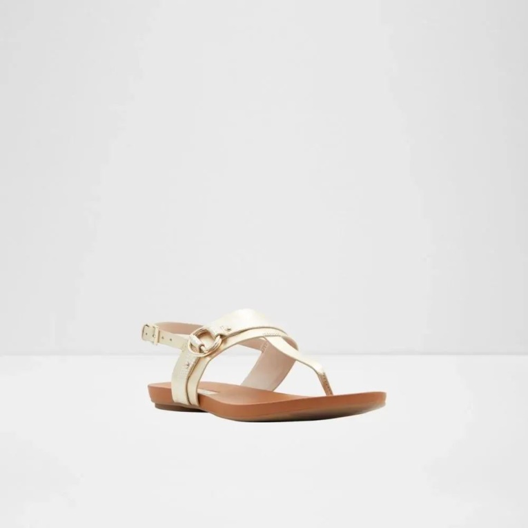 Pandra Sandalia Mujer Tacon Plano Fashion Aldo Otro-blanco