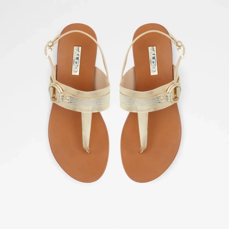 Pandra Sandalia Mujer Tacon Plano Fashion Aldo Otro-blanco